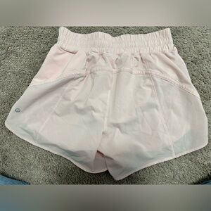 Lululemon- Strawberry Milkshake Track That Mid-Rise Lined Short 5"